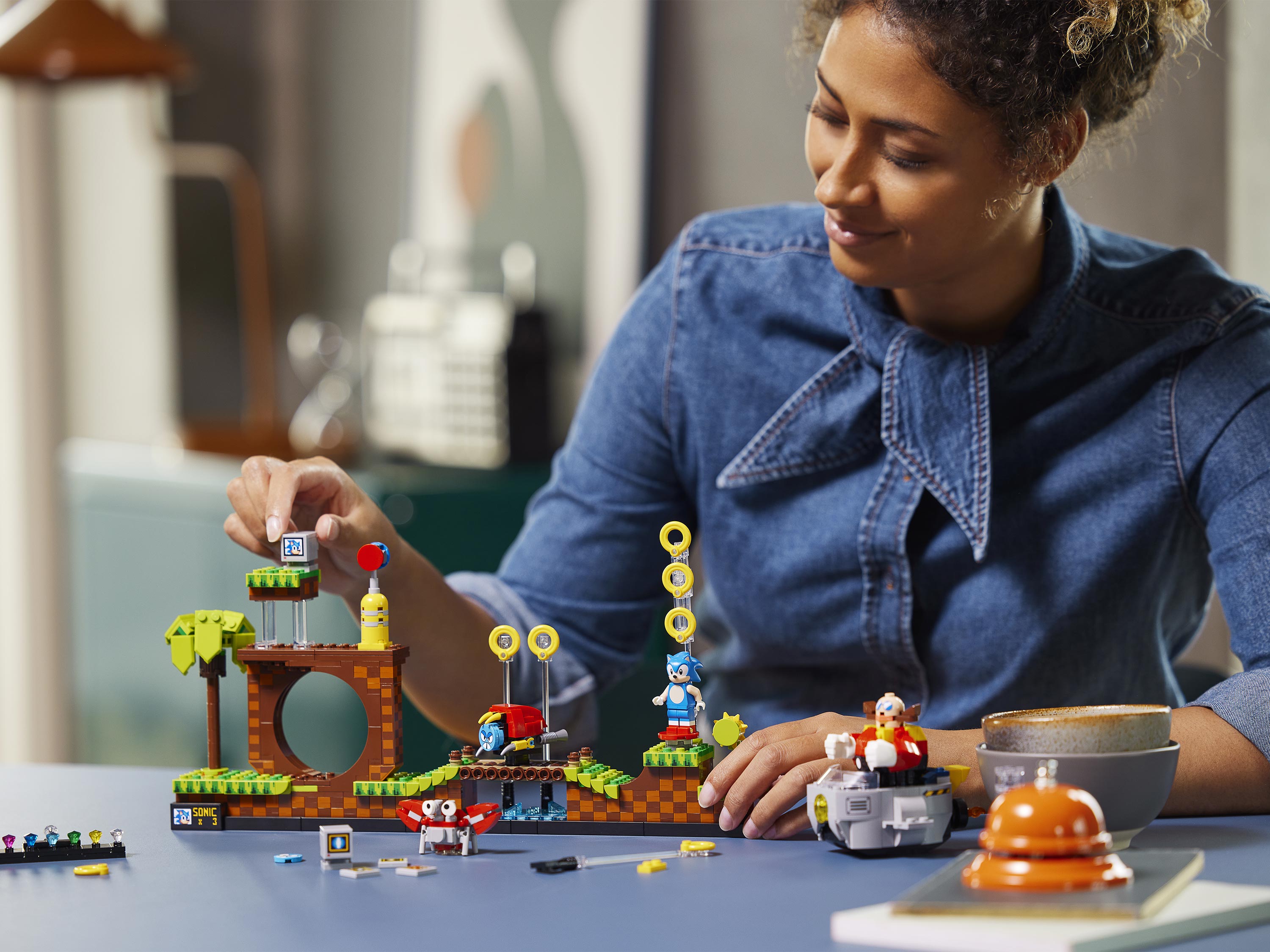 Конструктор «Супер Соник - зона Грин Хилл» 29005 (Ideas 21331) / 1125 деталей