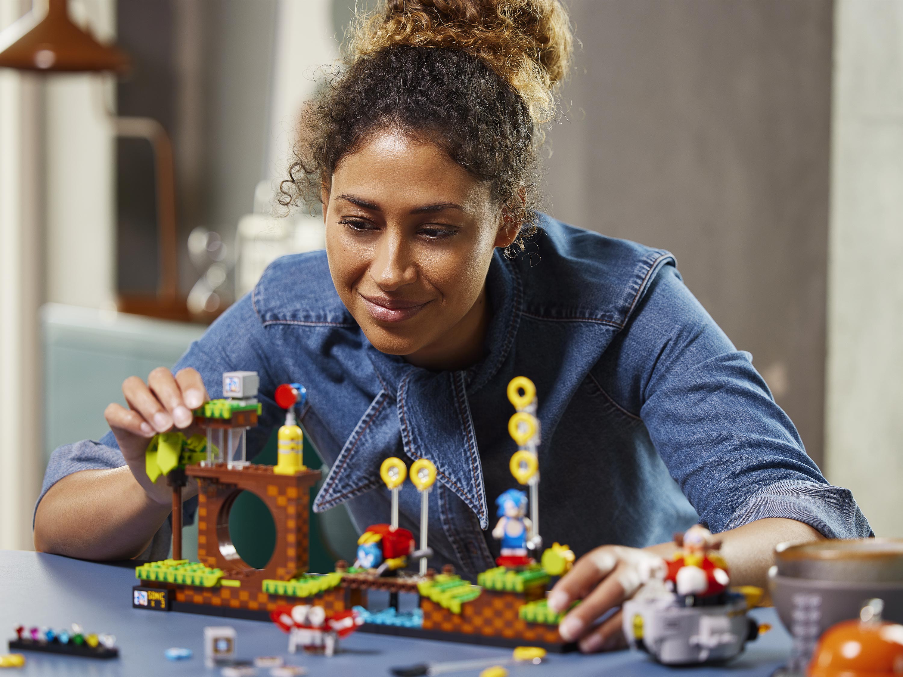 Конструктор «Супер Соник - зона Грин Хилл» 29005 (Ideas 21331) / 1125 деталей