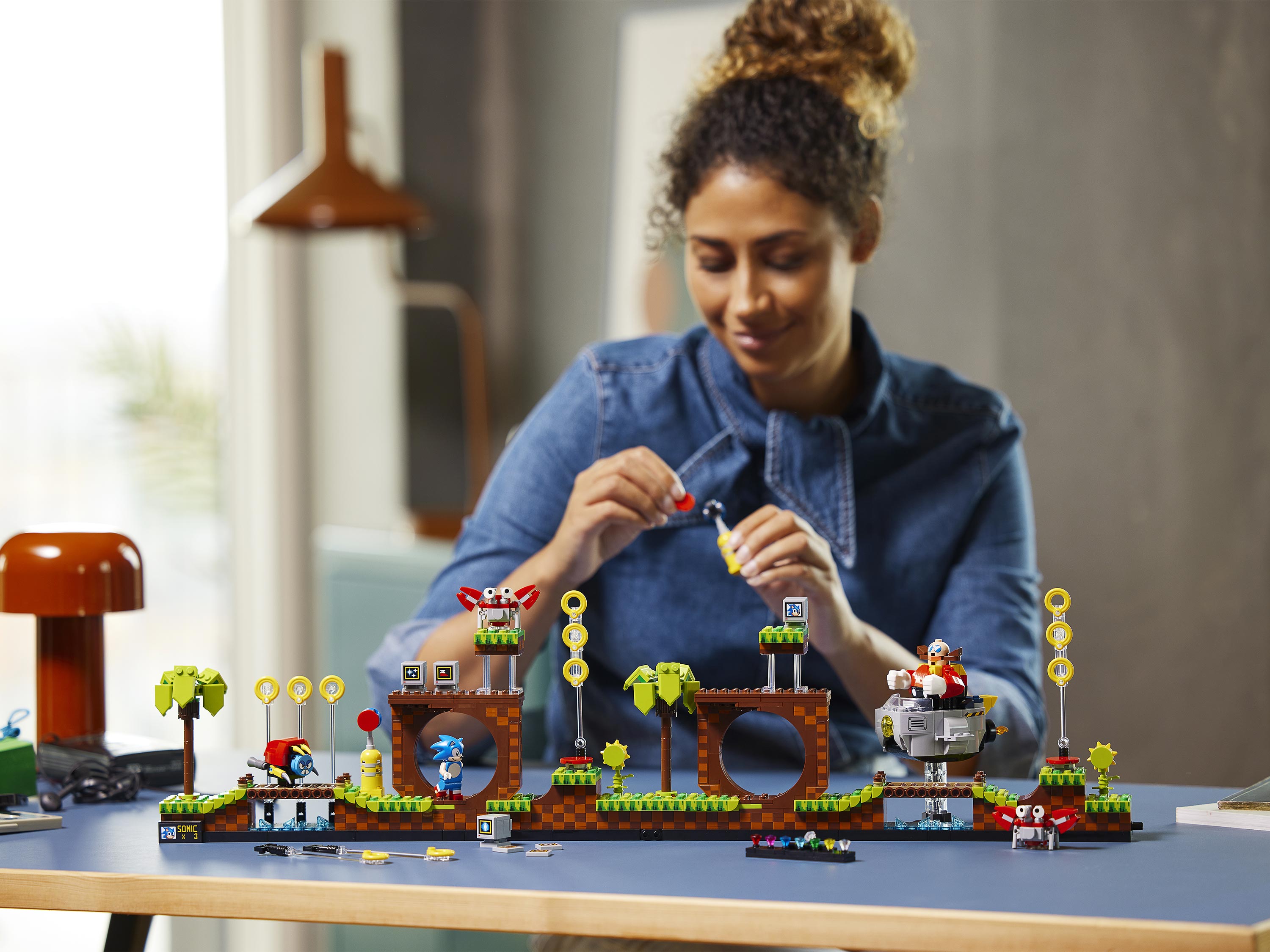 Конструктор «Супер Соник - зона Грин Хилл» 29005 (Ideas 21331) / 1125 деталей