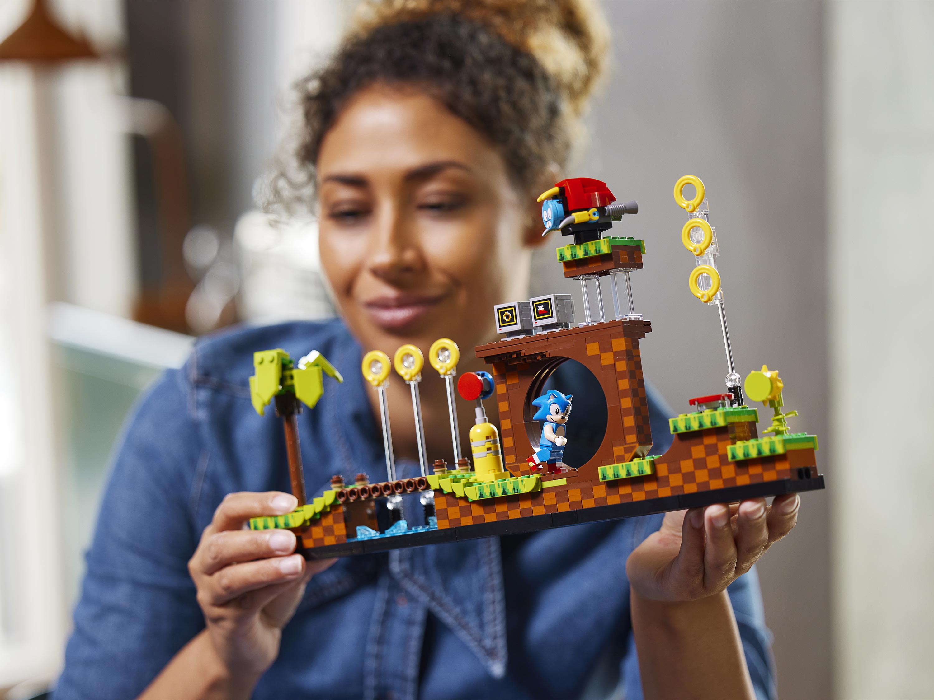 Конструктор «Супер Соник - зона Грин Хилл» 29005 (Ideas 21331) / 1125 деталей