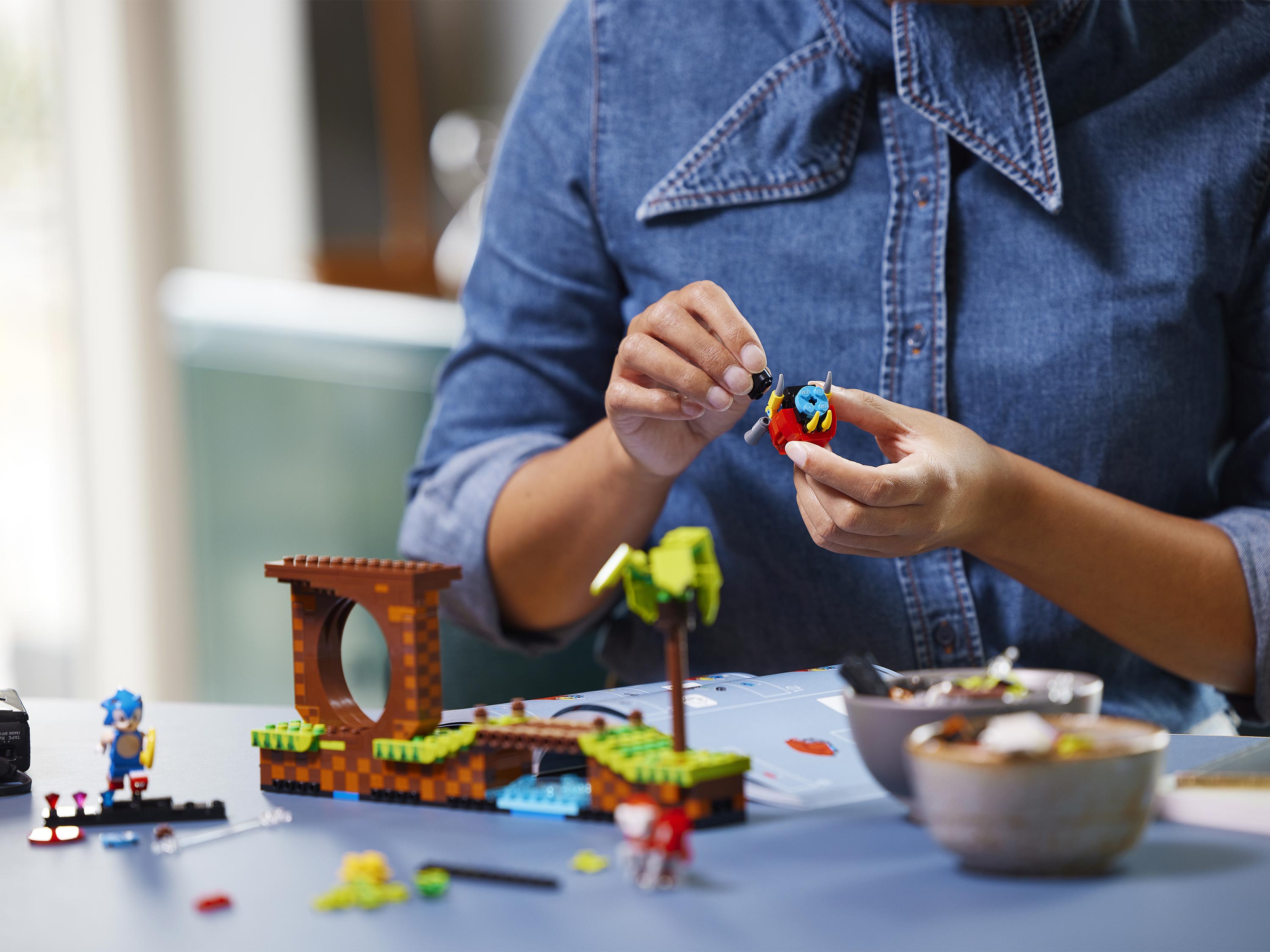 Конструктор «Супер Соник - зона Грин Хилл» 29005 (Ideas 21331) / 1125 деталей