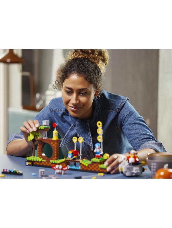 Конструктор «Супер Соник - зона Грин Хилл» 29005 (Ideas 21331) / 1125 деталей