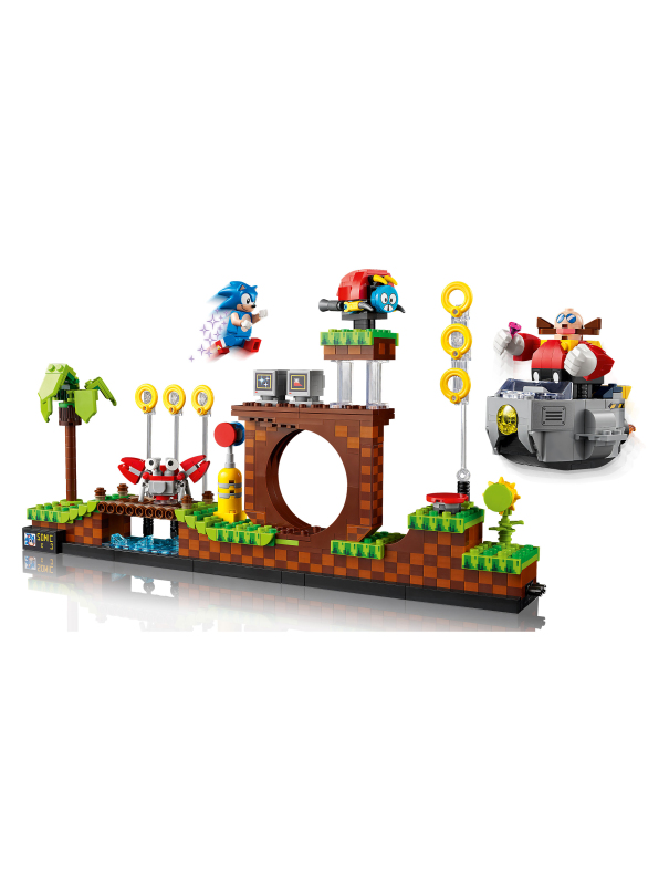 Конструктор «Супер Соник - зона Грин Хилл» 29005 (Ideas 21331) / 1125 деталей