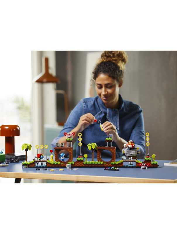 Конструктор «Супер Соник - зона Грин Хилл» 29005 (Ideas 21331) / 1125 деталей