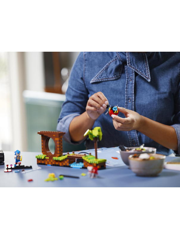 Конструктор «Супер Соник - зона Грин Хилл» 29005 (Ideas 21331) / 1125 деталей