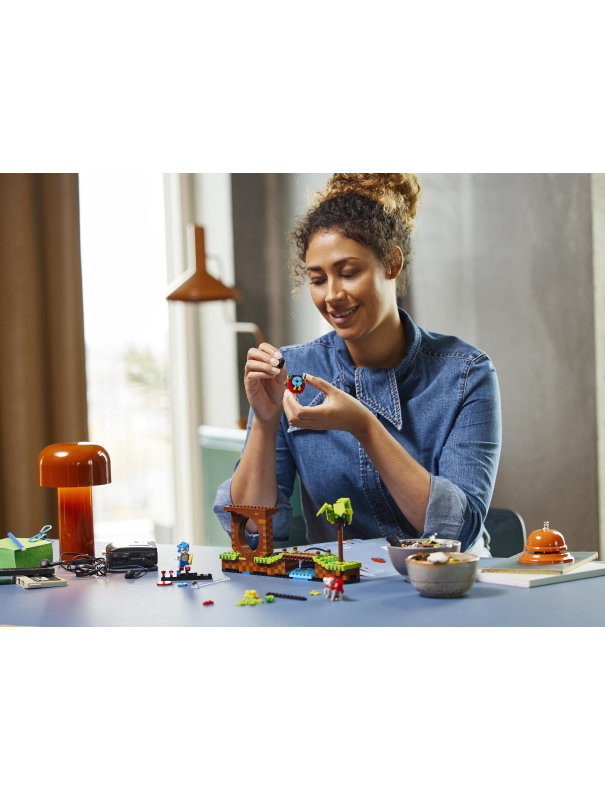 Конструктор «Супер Соник - зона Грин Хилл» 29005 (Ideas 21331) / 1125 деталей