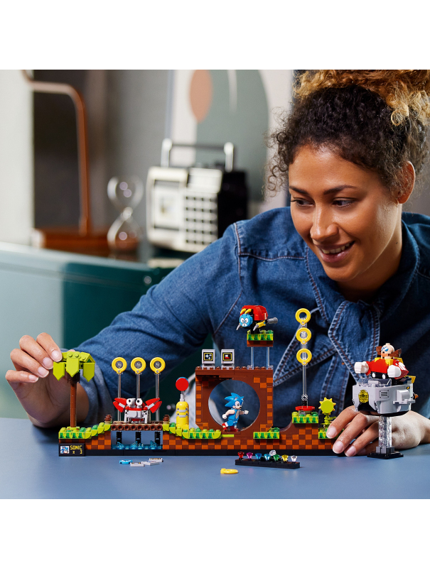 Конструктор «Супер Соник - зона Грин Хилл» 29005 (Ideas 21331) / 1125 деталей