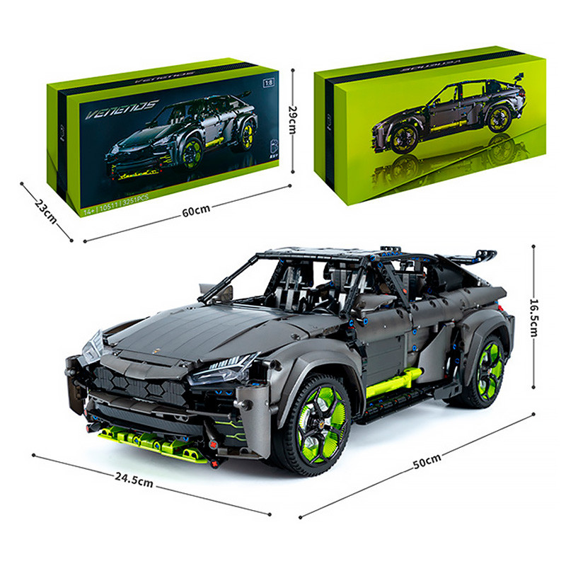Конструктор Kbox «Lamborghini Urus» 10511 / 3251 деталь