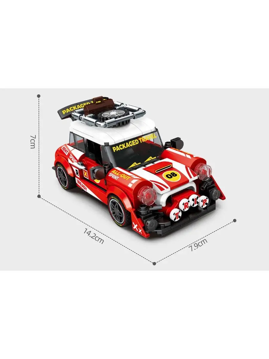 Конструктор Sembo «Famous Car: Speed Champions» 714008 / 318 деталей