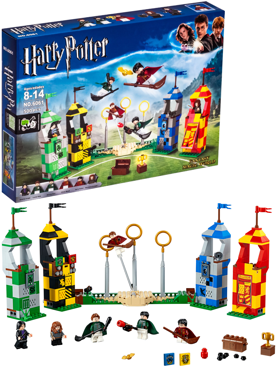 Конструктор Lepin «Матч по Квиддичу» 6061 (Harry Potter 75956) / 500 деталей