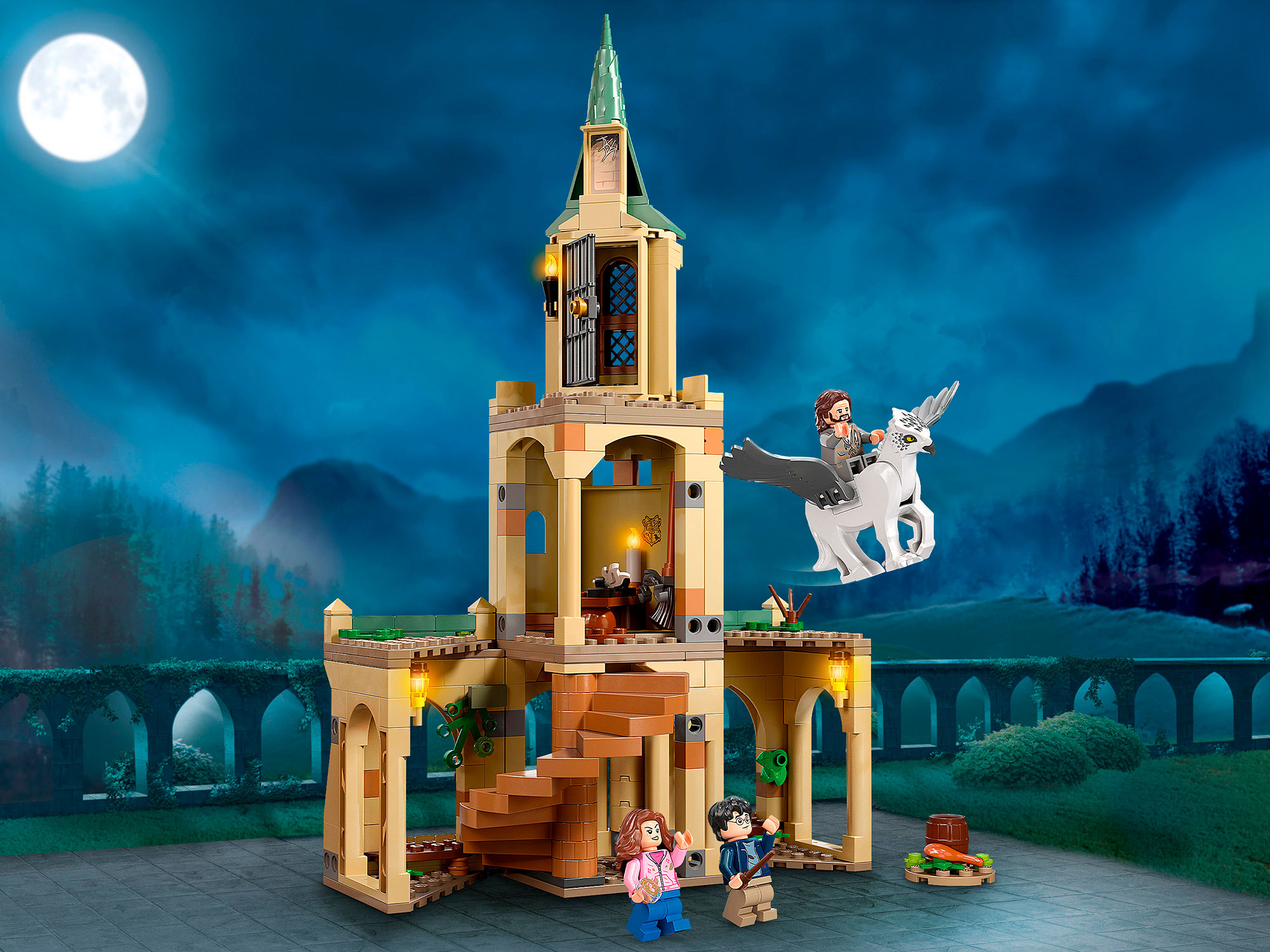 Конструктор Lepin «Двор Хогвартса: спасение Сириуса» 6066 (Harry Potter 76401) / 345 деталей