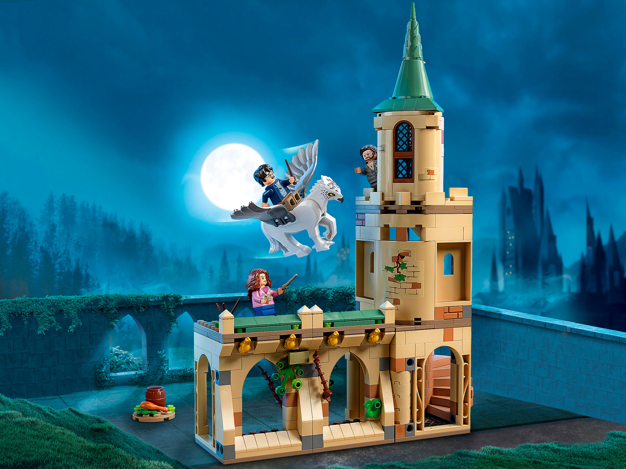 Конструктор Lepin «Двор Хогвартса: спасение Сириуса» 6066 (Harry Potter 76401) / 345 деталей