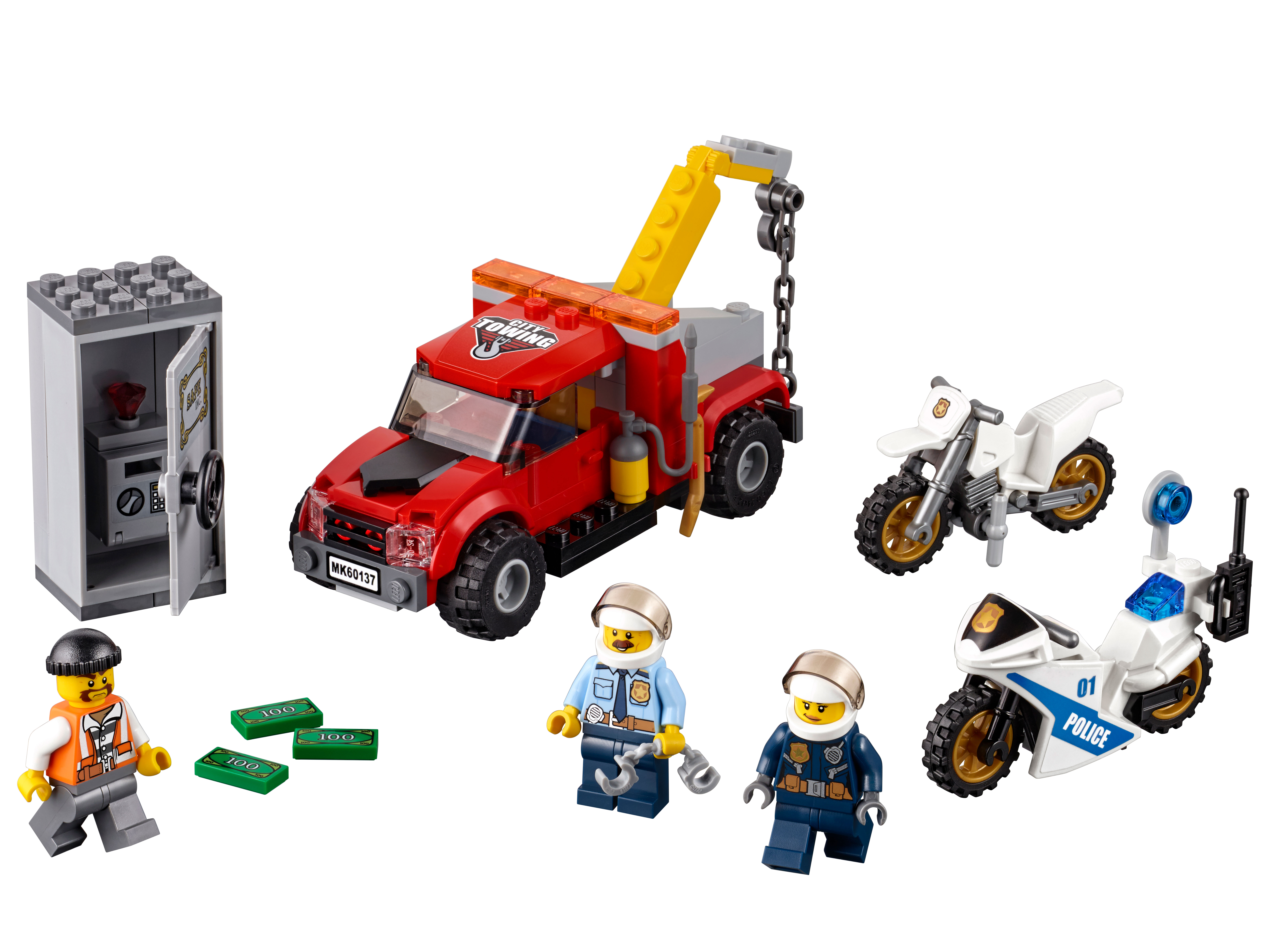 Конструктор «Побег на буксировщике» 20655 (City 60137) / 144 детали