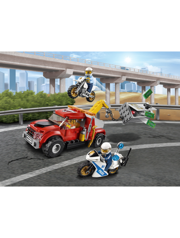 Конструктор «Побег на буксировщике» 20655 (City 60137) / 144 детали