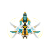 Конструктор «Реактивный самолёт Зейна Золотой дракон» 7010 (НиндзяГо 71770) / 258 деталей