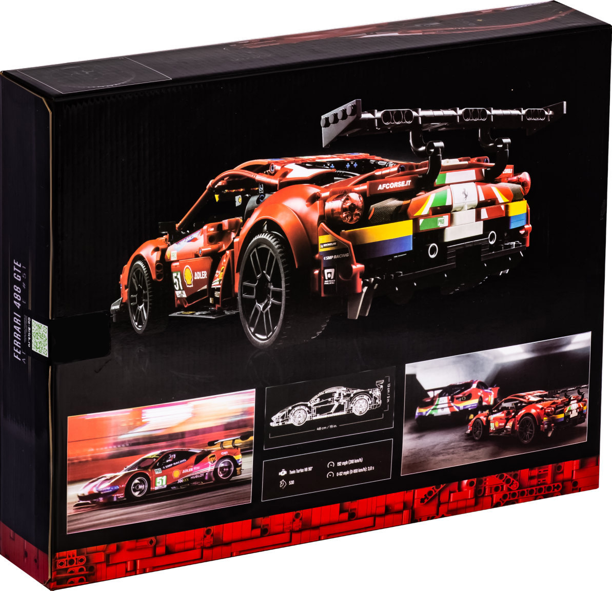 Конструктор «Ferrari 488 GTE AF Corse #51» MK004 (Technic 42125) / 1677 деталей