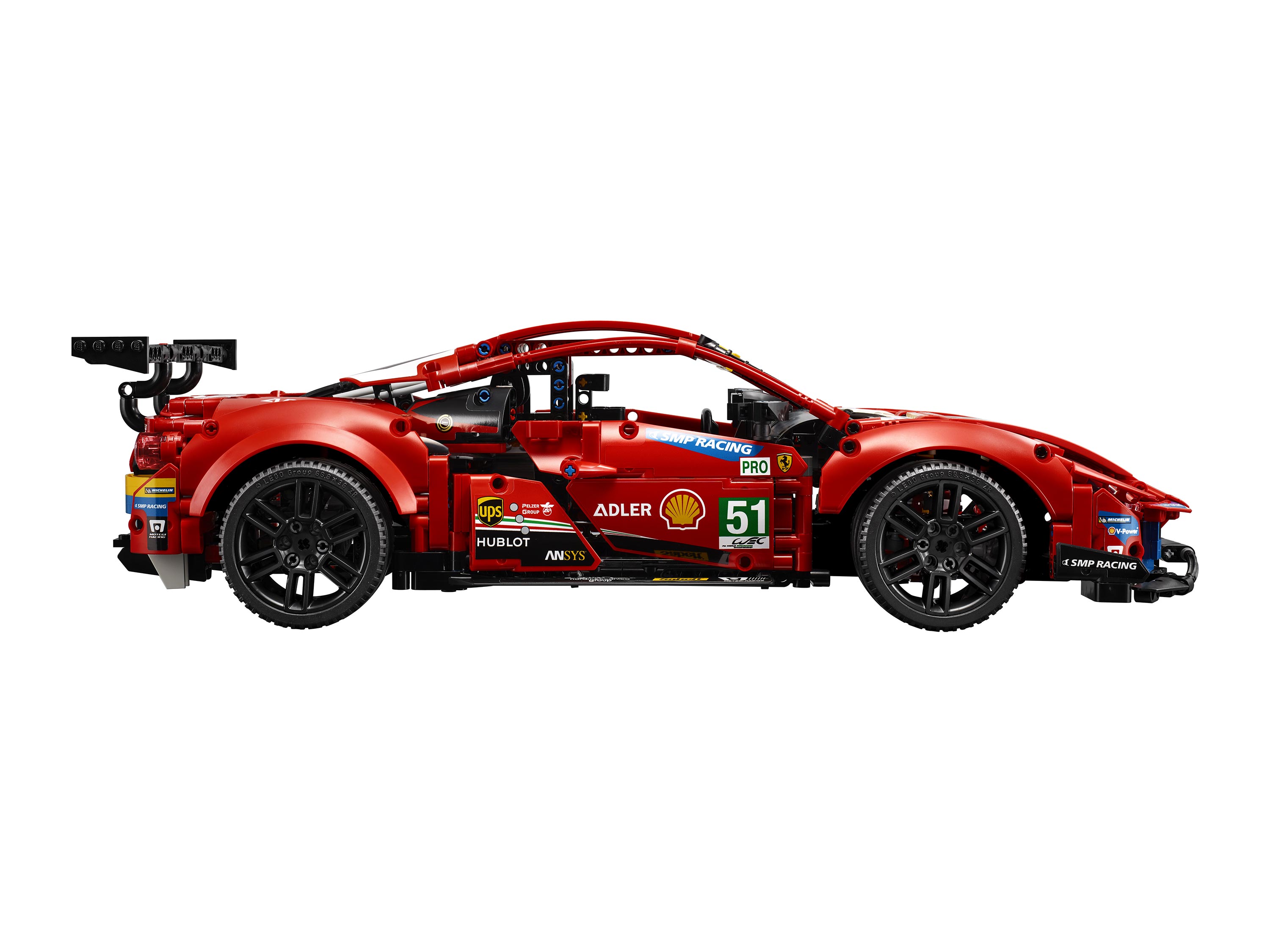 Конструктор «Ferrari 488 GTE AF Corse #51» MK004 (Technic 42125) / 1677 деталей