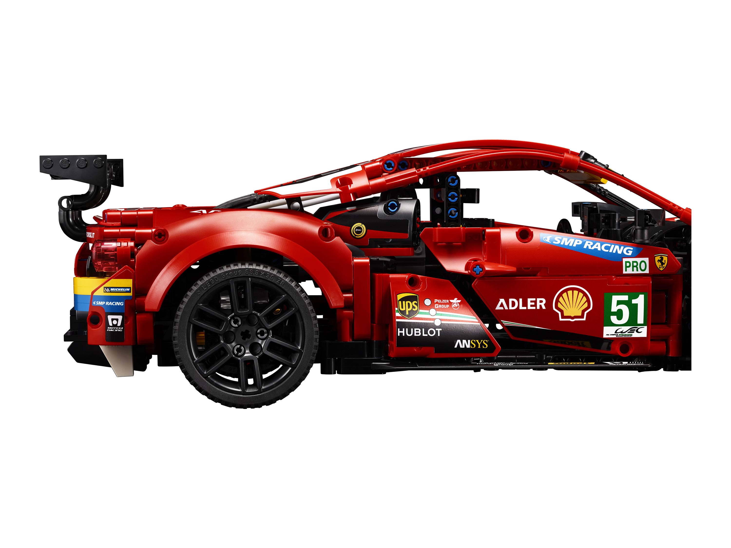 Конструктор «Ferrari 488 GTE AF Corse #51» MK004 (Technic 42125) / 1677 деталей