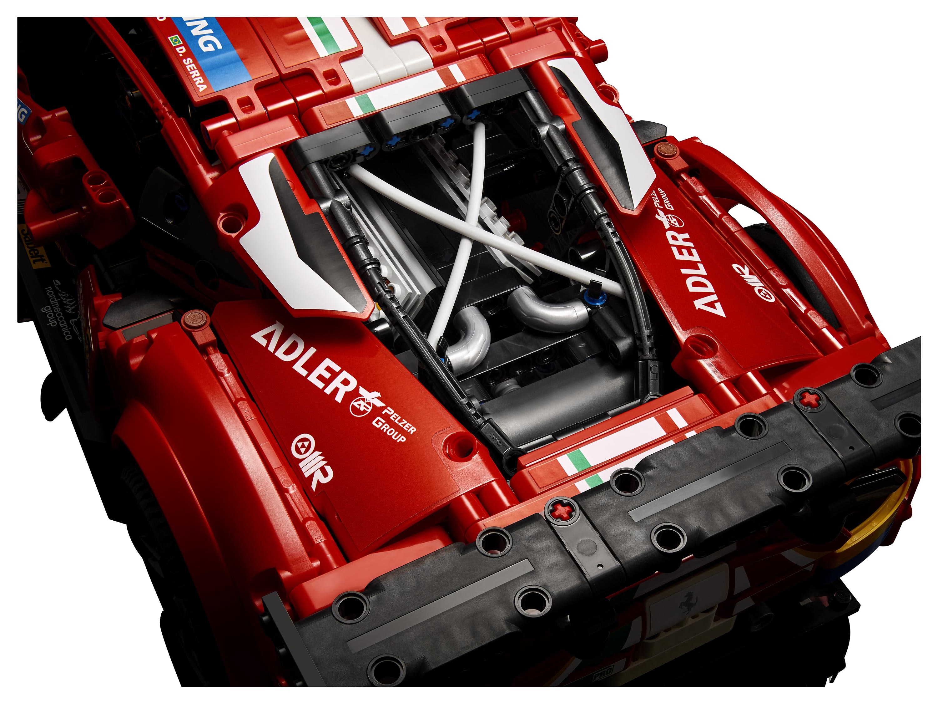 Конструктор «Ferrari 488 GTE AF Corse #51» MK004 (Technic 42125) / 1677 деталей