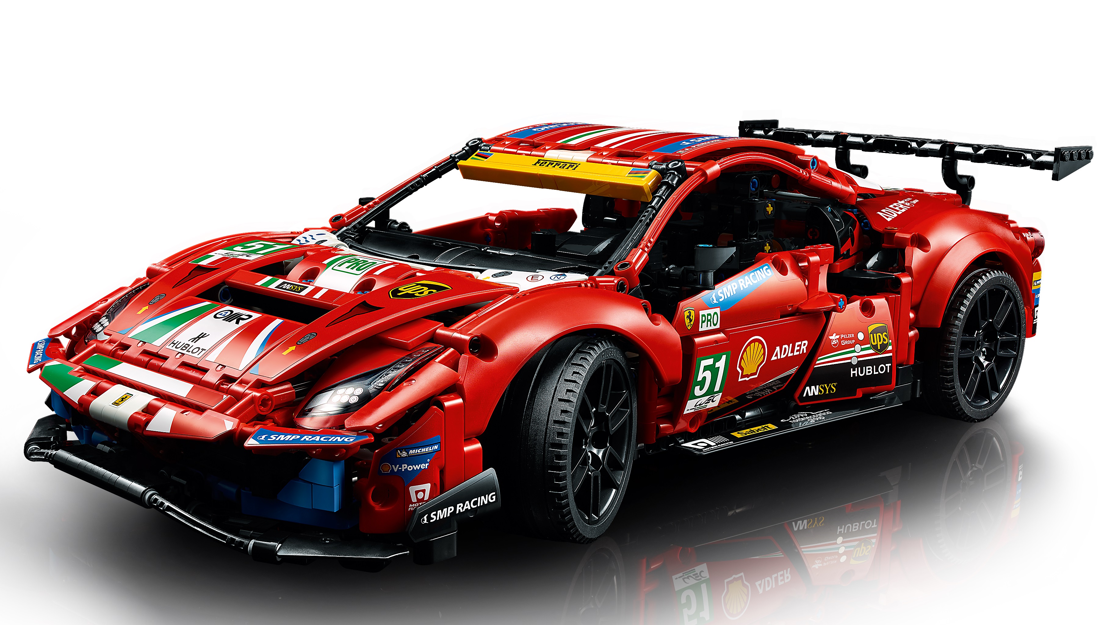 Конструктор «Ferrari 488 GTE AF Corse #51» MK004 (Technic 42125) / 1677 деталей