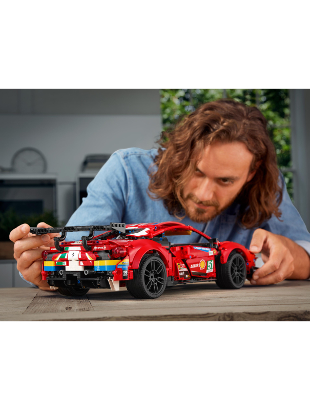 Конструктор «Ferrari 488 GTE AF Corse #51» MK004 (Technic 42125) / 1677 деталей