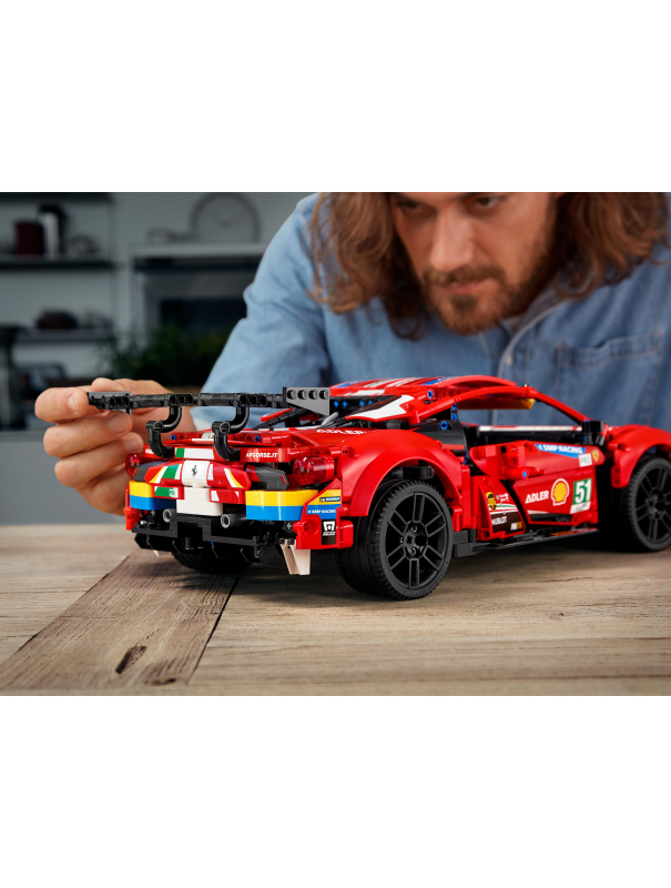 Конструктор «Ferrari 488 GTE AF Corse #51» MK004 (Technic 42125) / 1677 деталей