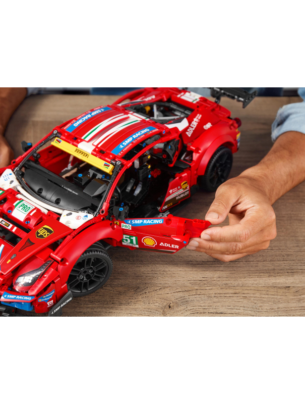 Конструктор «Ferrari 488 GTE AF Corse #51» MK004 (Technic 42125) / 1677 деталей