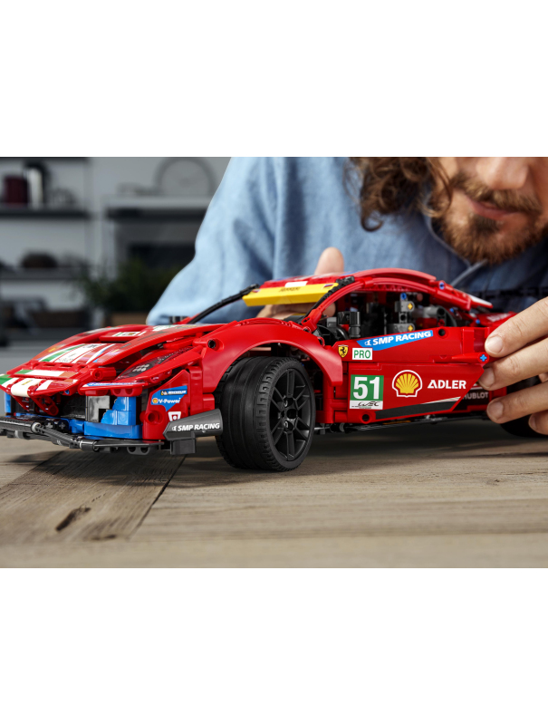 Конструктор «Ferrari 488 GTE AF Corse #51» MK004 (Technic 42125) / 1677 деталей