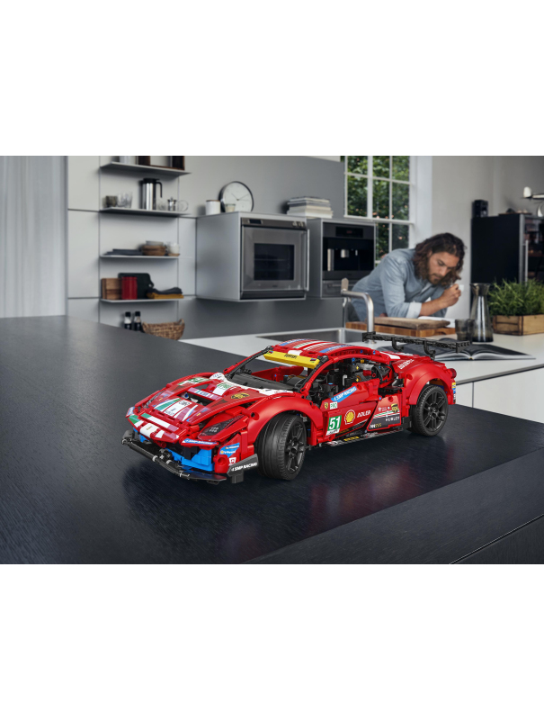 Конструктор «Ferrari 488 GTE AF Corse #51» MK004 (Technic 42125) / 1677 деталей