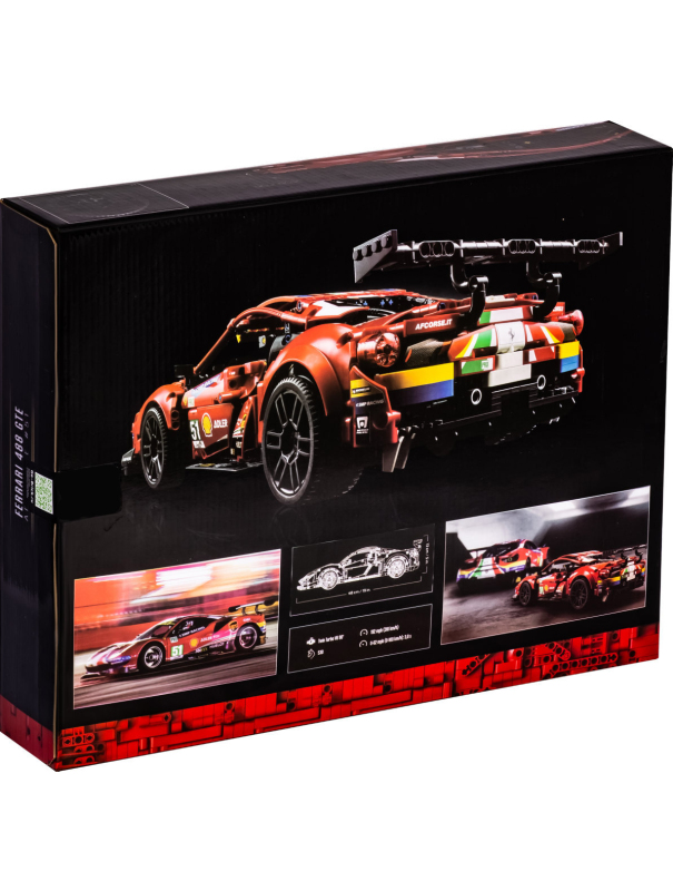 Конструктор «Ferrari 488 GTE AF Corse #51» MK004 (Technic 42125) / 1677 деталей