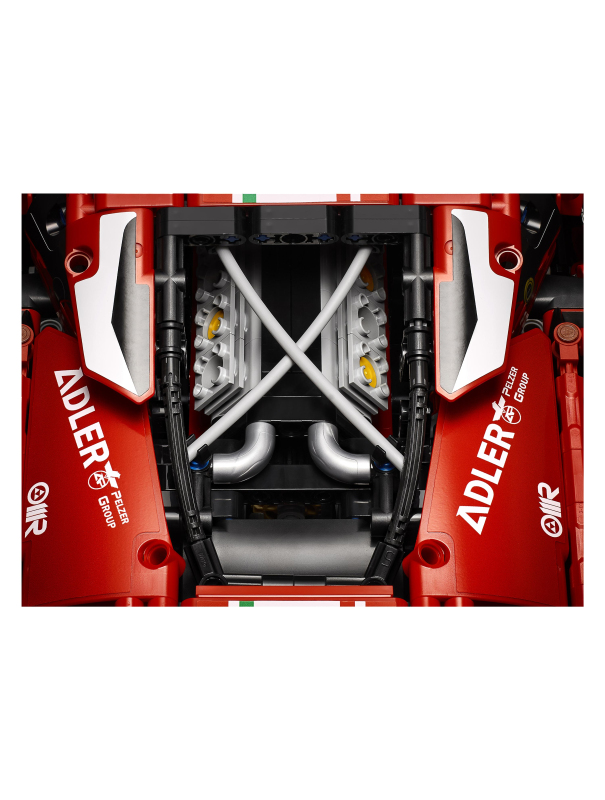 Конструктор «Ferrari 488 GTE AF Corse #51» MK004 (Technic 42125) / 1677 деталей