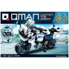 Конструктор Qman «Полицейский мотоцикл» 11016 / 395 деталей