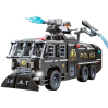 Конструктор Qman «Полицейский грузовик спецназа с водометом» 11018 / 847 деталей