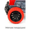 Пластиковая машинка Jian Sheng Toys 1:16 «Пожарная» 33 см. JS109S, инерционная, свет, звук / Красный