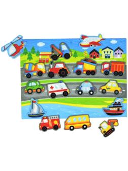 Набор из фетра на липучках «Транспорт»