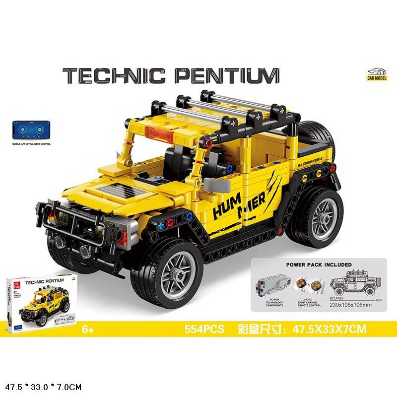 Конструктор радиоуправляемый Jie Star «Hummer H2 pickup» Technic Pentium, FF10018 / 554 детали