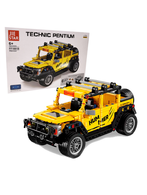 Конструктор радиоуправляемый Jie Star «Hummer H2 pickup» Technic Pentium, FF10018 / 554 детали