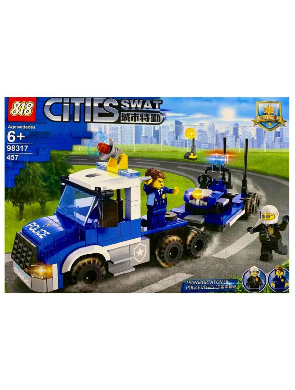 Конструктор 818 «Полицейский грузовик» 98317 (City) / 457 детали