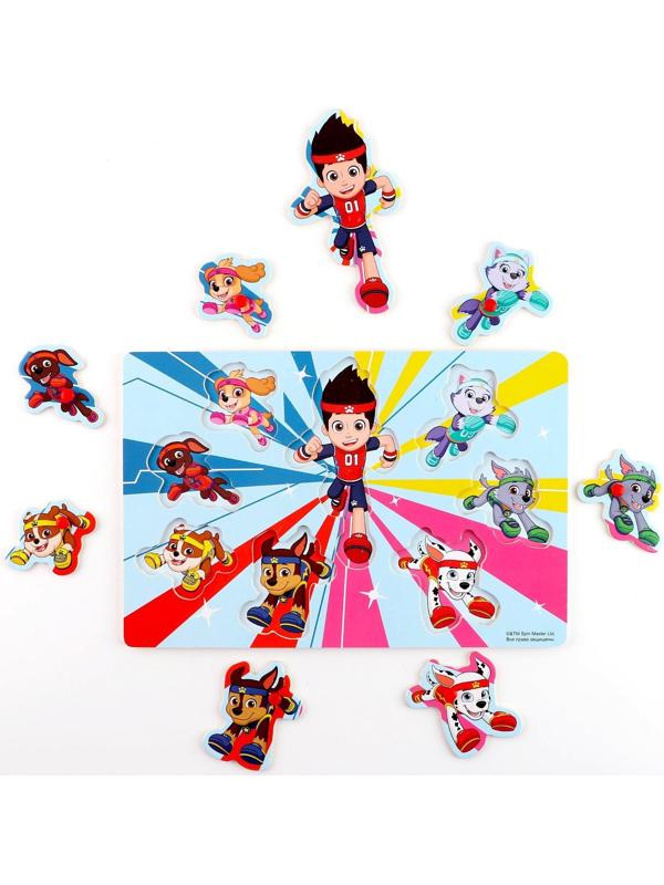 Игрушка деревянная «Вкладыши. Щенячий патруль» 30 × 20 см