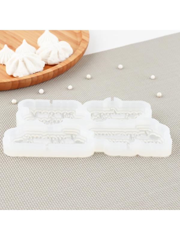 Силиконовый молд «Пожелания на свадьбу», 15×7,5 см, цвет прозрачный