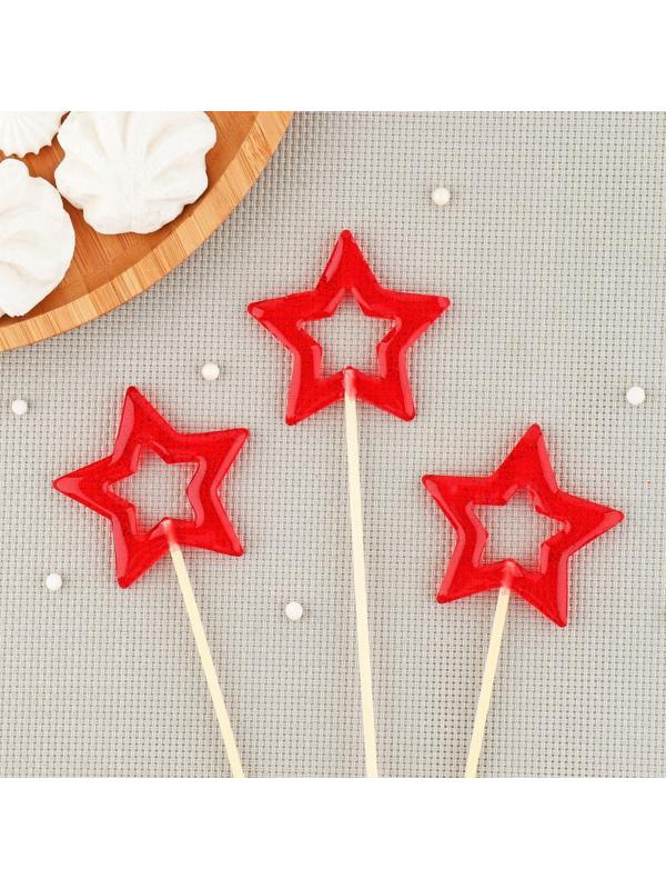 Силиконовый молд для леденцов «Звезды», цвет прозрачный