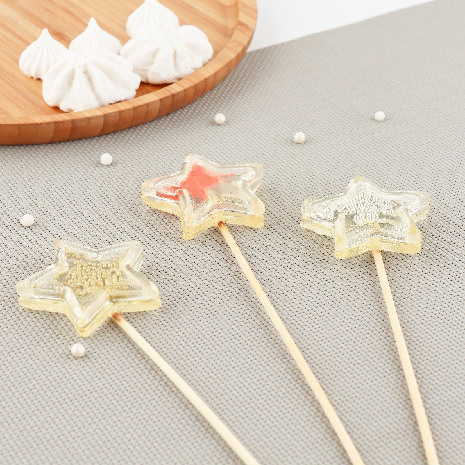 Силиконовый молд «Погремушка Звезды», цвет прозрачный