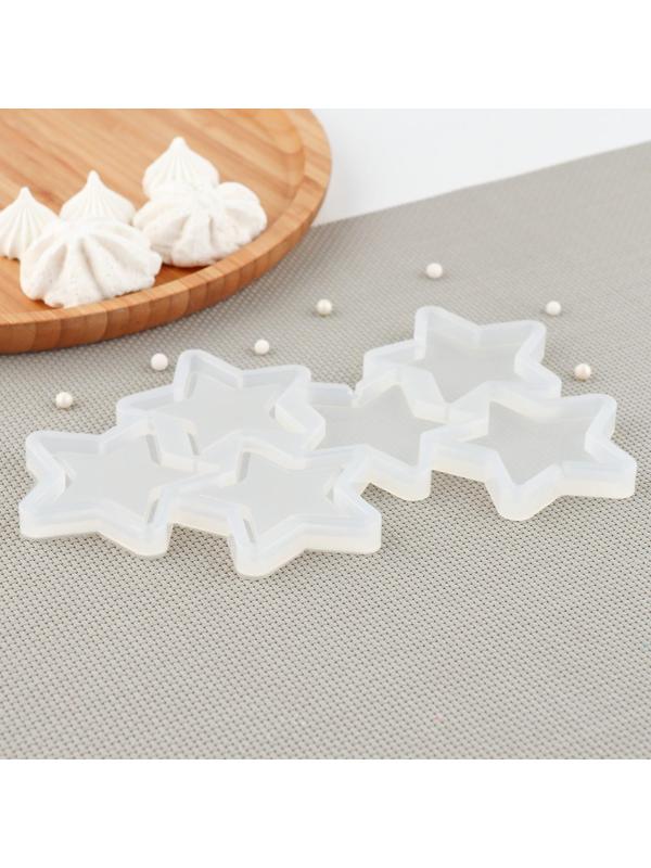 Силиконовый молд «Погремушка Звезды», цвет прозрачный