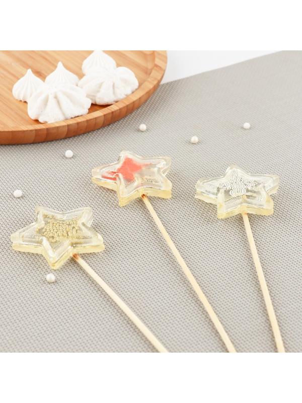 Силиконовый молд «Погремушка Звезды», цвет прозрачный