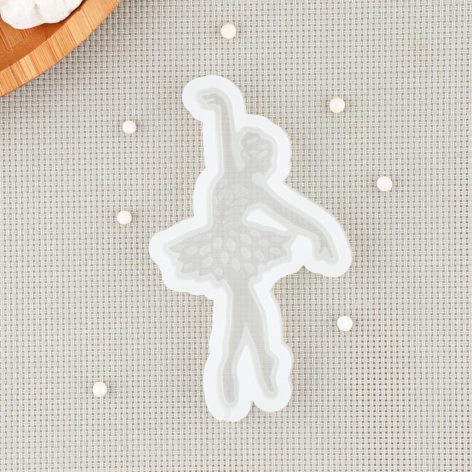 Силиконовый молд «Балерина», h=11 см, цвет прозрачный