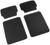 EVA-коврики автомобильные, универсальные, М (малолитражка), окантовка, черные, набор