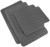 EVA-коврики автомобильные, универсальные, XL (джип, минивен), без окантовки, серые, набор