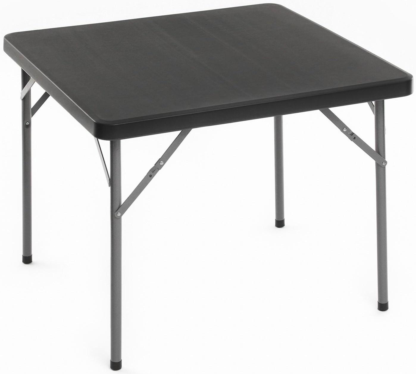 Стол складной 88*88*74см, черный