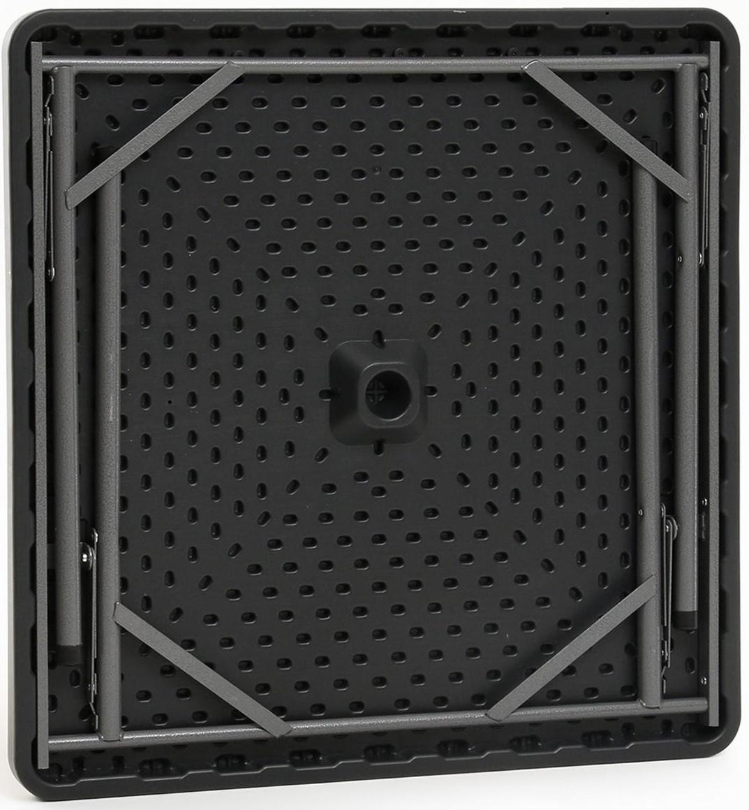 Стол складной 88*88*74см, черный