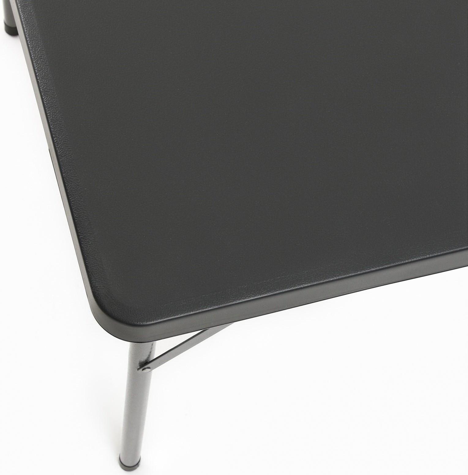 Стол складной 88*88*74см, черный